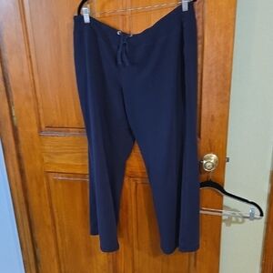 Comfort Zone Blue Track Pants with Elastic Waistband